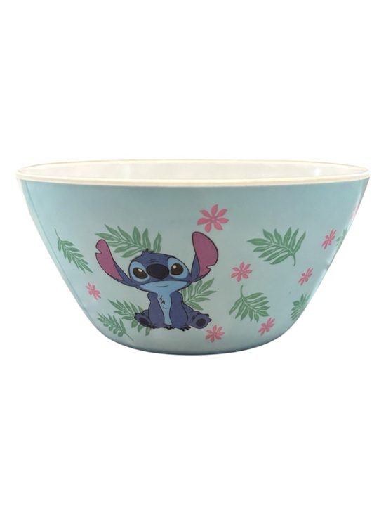 Disney Other - Disney Blue Stitch Floral Cereal Bowl NEW